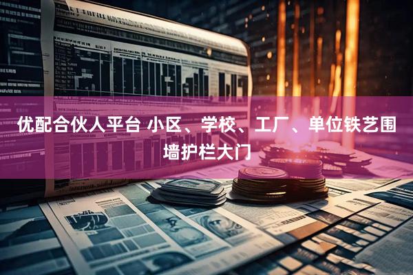 优配合伙人平台 小区、学校、工厂、单位铁艺围墙护栏大门
